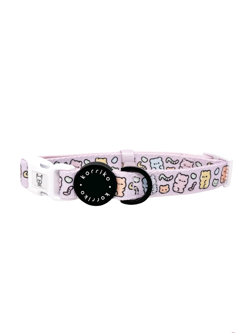 Pink Gummy Bear Pattern Adjustable Dog Collar New w/o tags